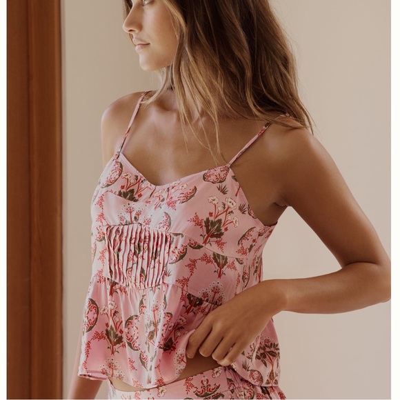 Anthropologie Other - Anthropologie Silky Peplum Tank